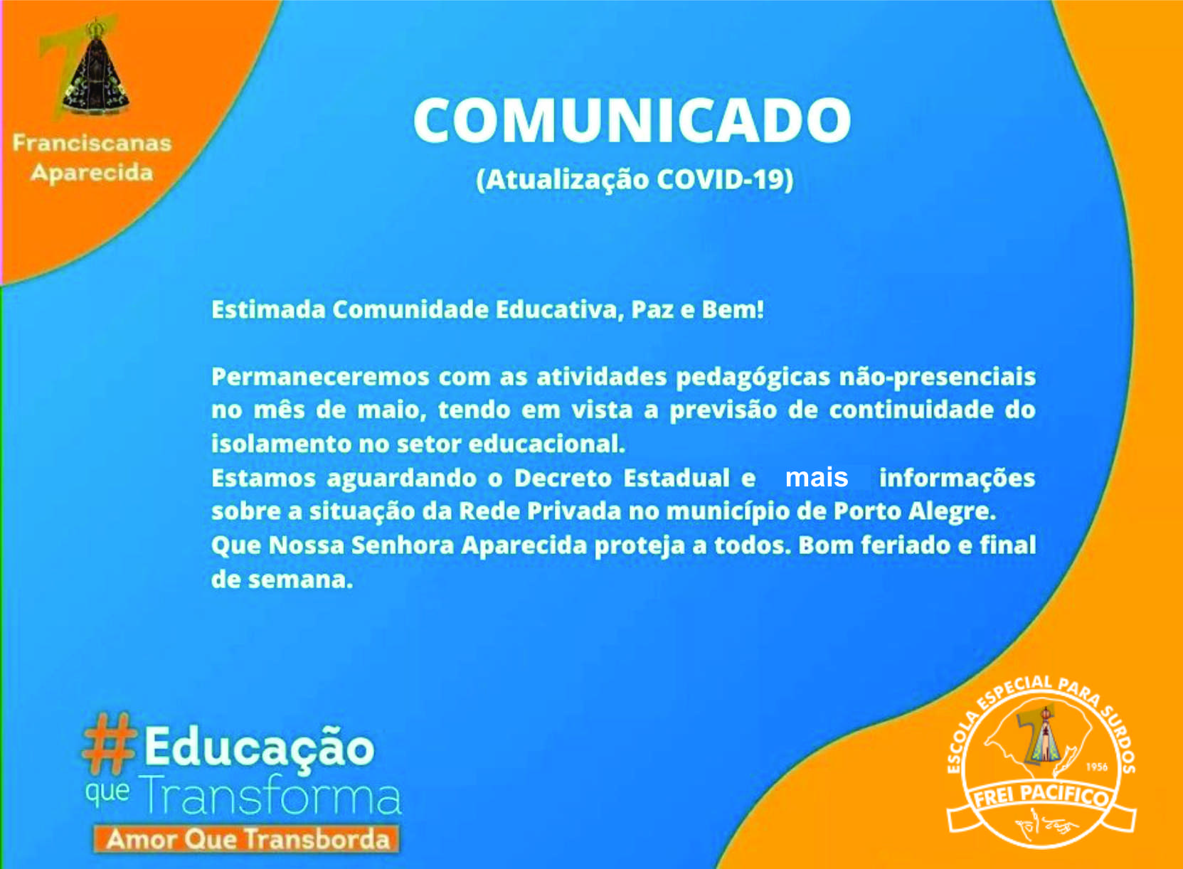 Atualização sobre COVID/19