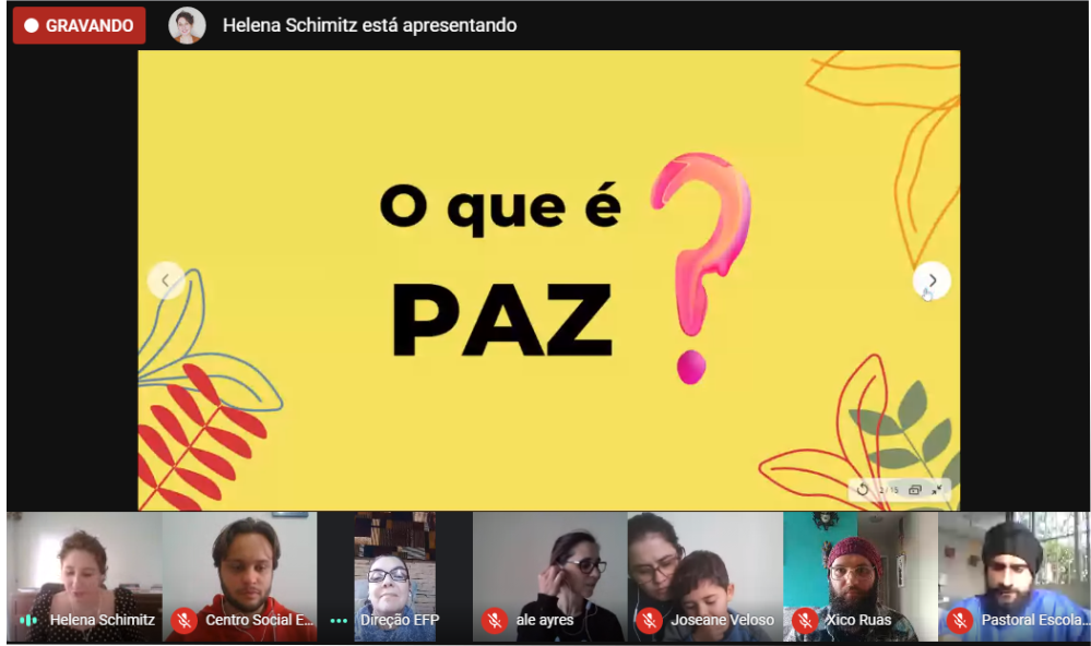 Pacto Global Educativo: O que é Paz?